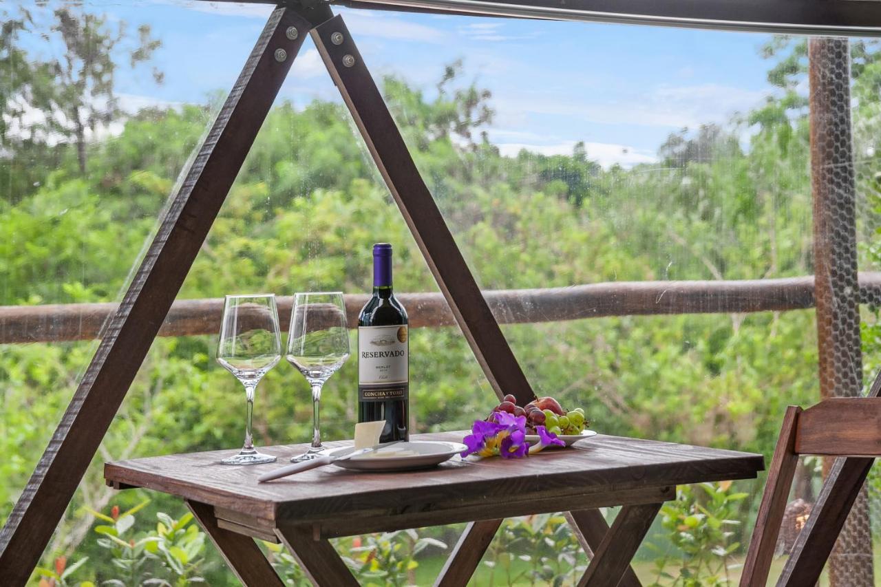 Glamping Serra Da Canastra - Casinha De Hortela - Domo Embauba Delfinópolis Eksteriør billede