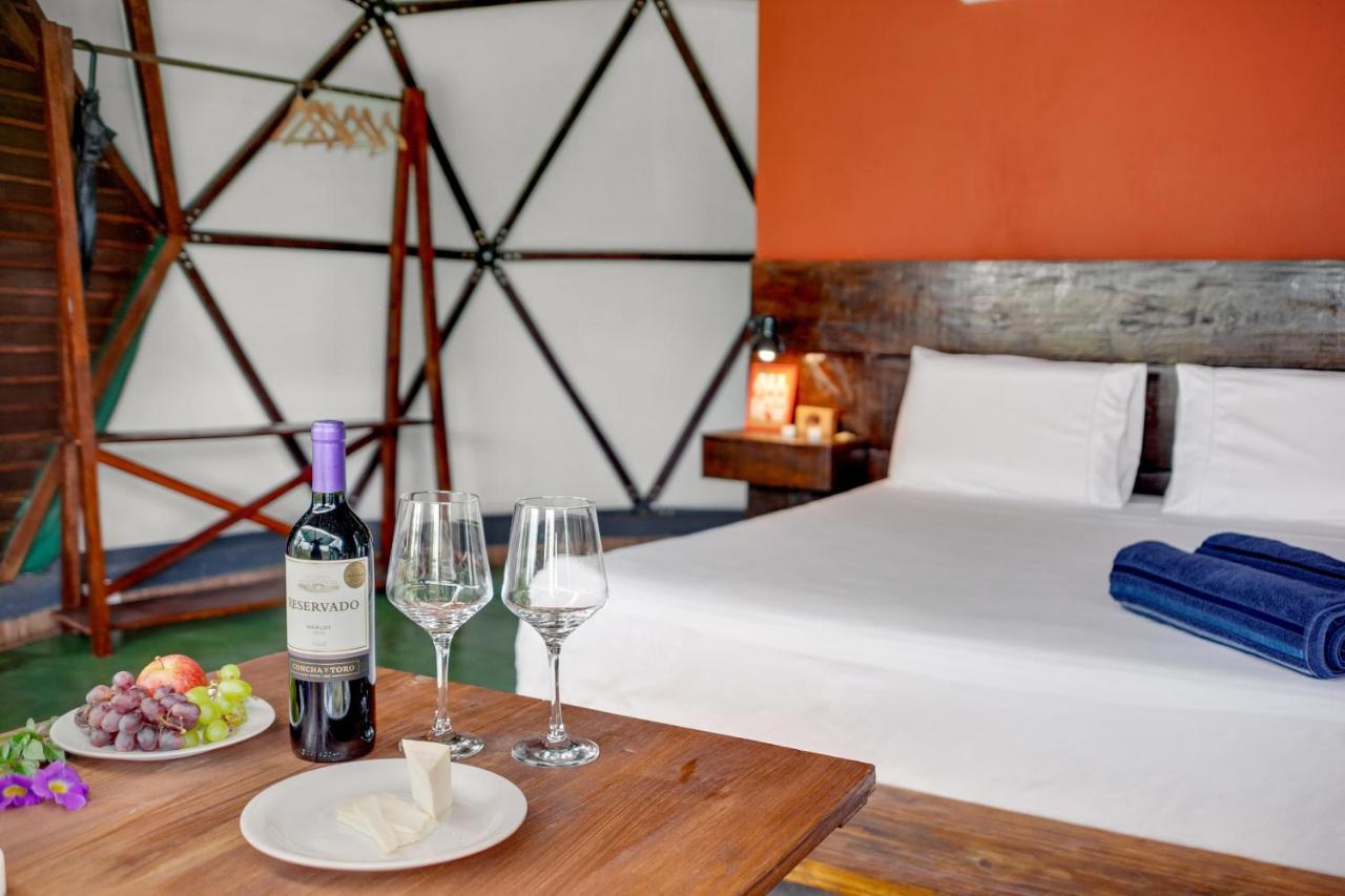 Glamping Serra Da Canastra - Casinha De Hortela - Domo Embauba Delfinópolis Eksteriør billede
